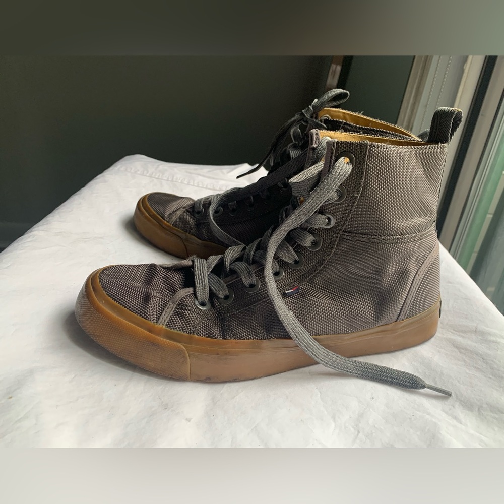 Tommy Hilfiger hi top nylon sneakers